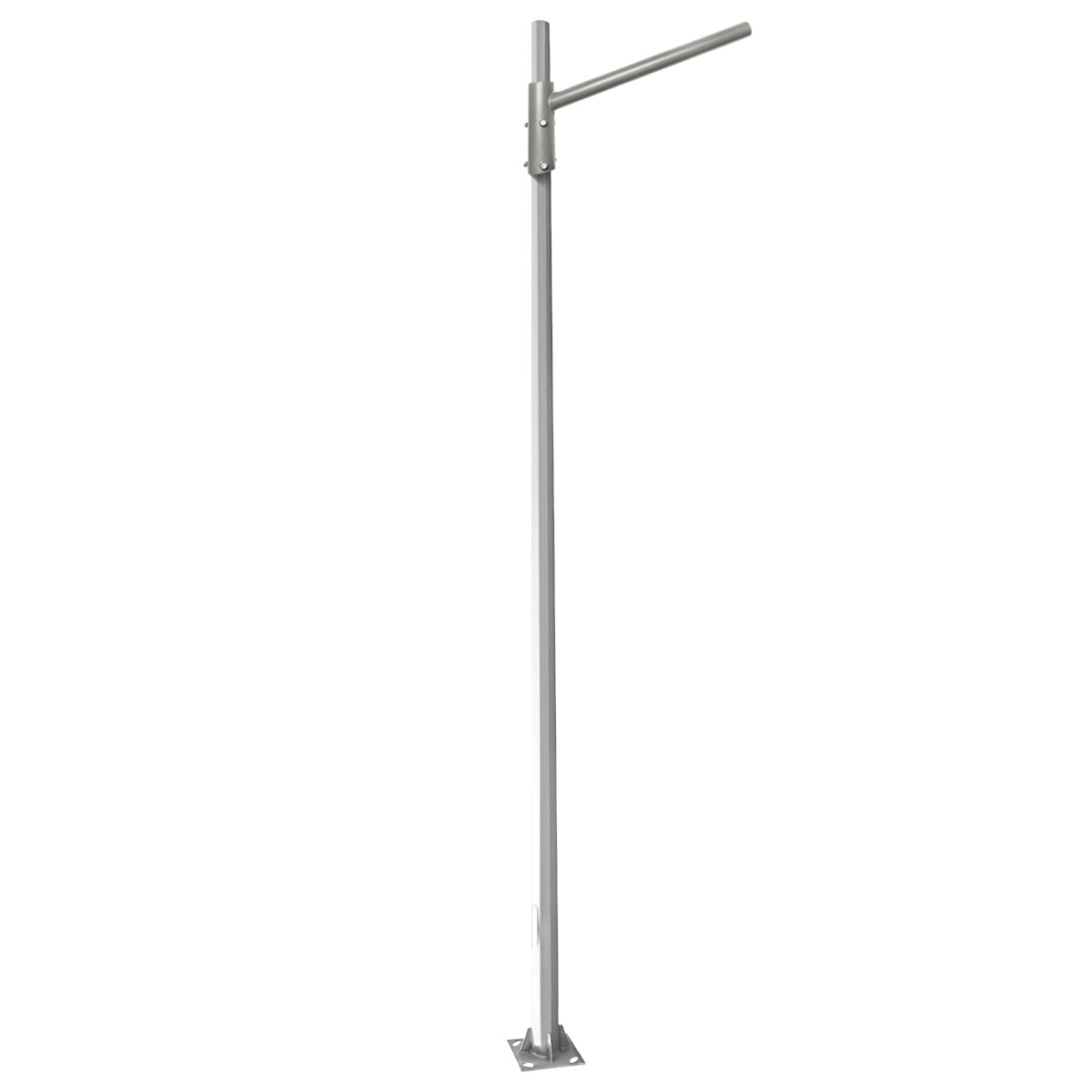 4M octagonal pole with horizontal arm for street lighting